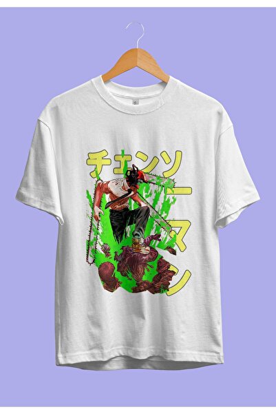ZOKAWEAR Tricou Anime Loose Fit Chainsaw Man Denji cu design personalizat