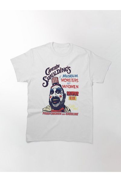 ZOKAWEAR Τυπωμένο μπλουζάκι Loose Fit Unisex Captain Spaulding's Museum Of Monsters And Madmen Design