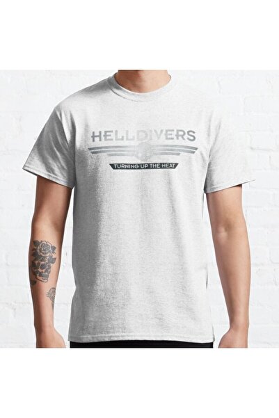 ZOKAWEAR Τυπωμένο μπλουζάκι Loose Fit Unisex Turning Up The Heat-helldivers D...