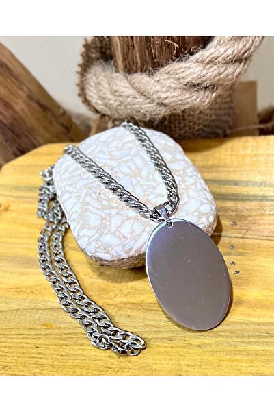 Bay hediye 1. Sınıf Çelik Büyük Dogtag Asker Künyesi Kolye 60 cm(3 Seçenekli)
