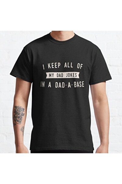 ZOKAWEAR Loose Fit Unisex Funny Dad Joke I Keep All Of My Jokes σε ένα μπλουζ...