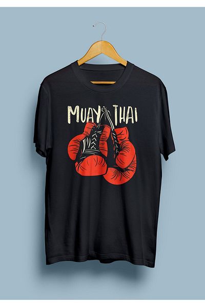 ZOKAWEAR Tricou cu imprimeu unisex cu design Muaythai loose fit