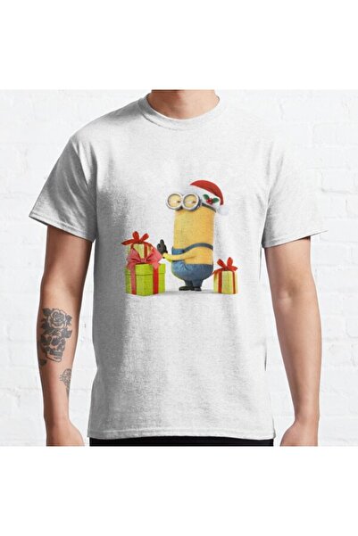 ZOKAWEAR Loose Fit Unisex Minions Christmas Kevin Gangsta Wrapper Design Prin...