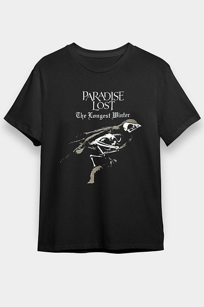 ZOKAWEAR Tricou negru cu imprimeu Paradise Lost Loose Fit unisex - Tricou