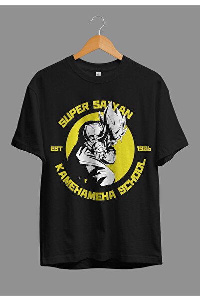 ZOKAWEAR Tricou cu imprimeu unisex cu design de personaj anime Dragon Ball Su...