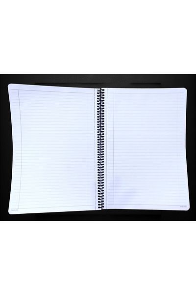 SEYFİKİRTASİYE STRIPED A4 80 LEAVES WIRE NOTEBOOK CARDON COVER WITH PERFORATION