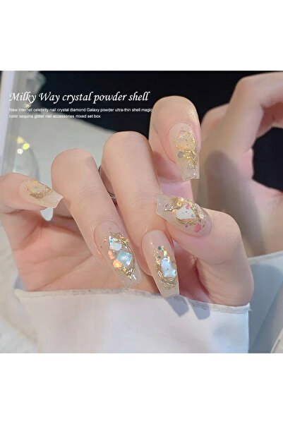 Francheska CRİSTAL Nail Art Elmas Galaksi DENIZ Kabuk AKVARYUM Senfoni Payet ...