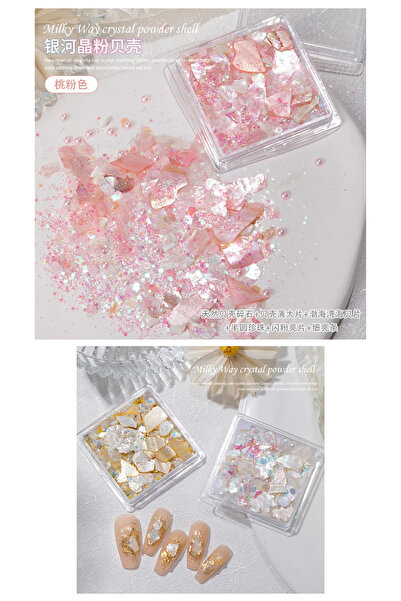 Francheska CRİSTAL Nail Art Elmas Galaksi DENIZ Kabuk AKVARYUM Senfoni Payet ...