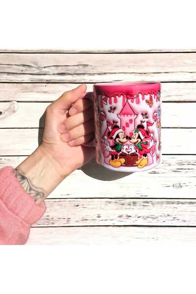 mug shop تصميم ميكي وميني كوب - كوب هدية