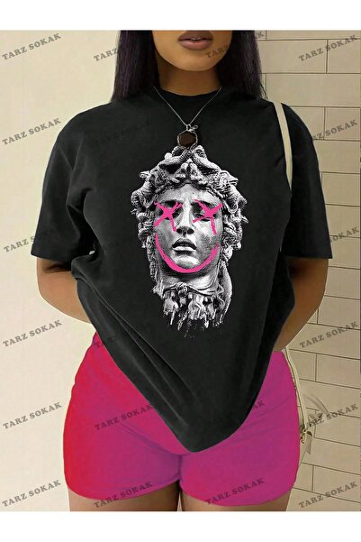 Tarzsokak Γυναικείο μπλουζάκι BAY Unisex Grunge Punk - Εκτύπωση χαρακτήρων ια...