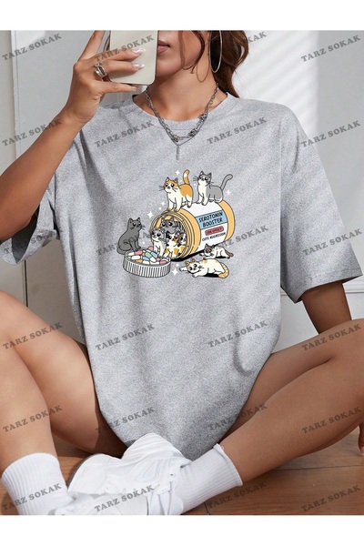 Tarzsokak Unisex BAY- Γραφικό μπλουζάκι εκτός ώμου με γράμματα KOD-1331