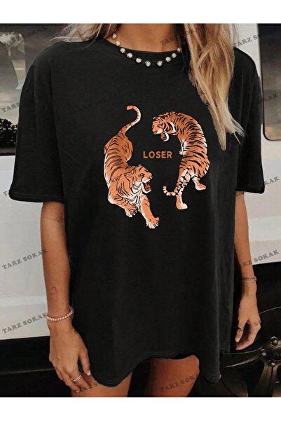 Tarzsokak Tricou unisex BAY Mushroom & Slogan Graphic cu umeri KOD-1392