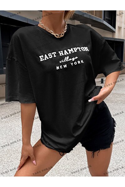 nrage Top cu text pe umăr brodat unisex BAY - Damla KOD-1351