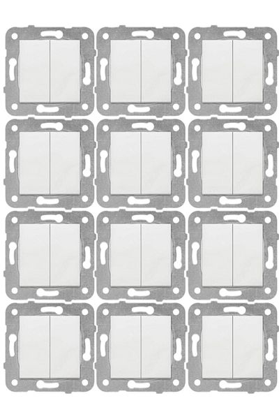 VİKO Viko Karre Commutator White (Frame Included)90967002 (12 Pieces)