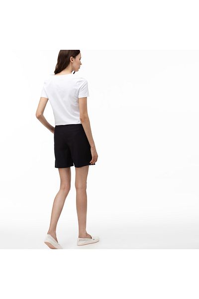 Lacoste شورت نسائي أزرق داكن