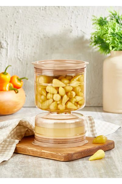 VİP AHMET Hourglass Storage Container Copper