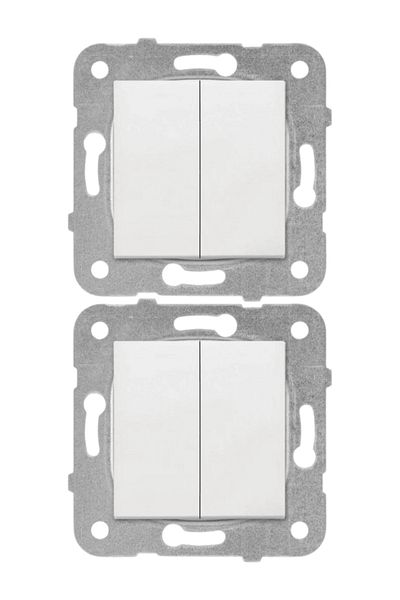 VİKO Viko Karre Commutator White (Frame Included)90967002 (2 Pieces)