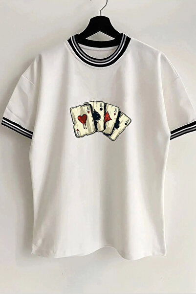 Vordevia Kartica Štampano Novi sezonski ovratnik i Sa detaljem rukava Sa rebr...