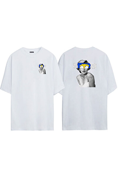 THEWERT Unisex Marilyn Monroe Simson Prednja strana Zadnja strana Štampano Be...