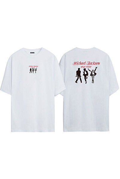 THEWERT Unisex Michael Jackson 1958-2009 Prednja strana Zadnja strana Štampan...