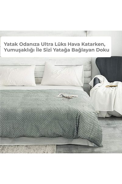 Terapise Wellsoft Quilt / Weighted Blanket Duvet Cover Double for Winter and Spring Months, 200x220cm