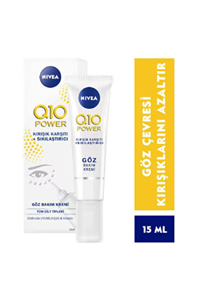 NIVEA Q10 Ve Keratin İçerikli Sıkılaştırıcı Canlandırıcı Göz Bakım Kremi 15 ml