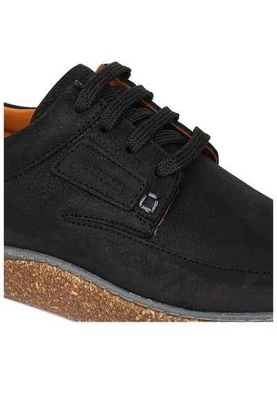 Greyder 62614 Erkek Siyah Hakiki Deri Comfort Ayakkabı