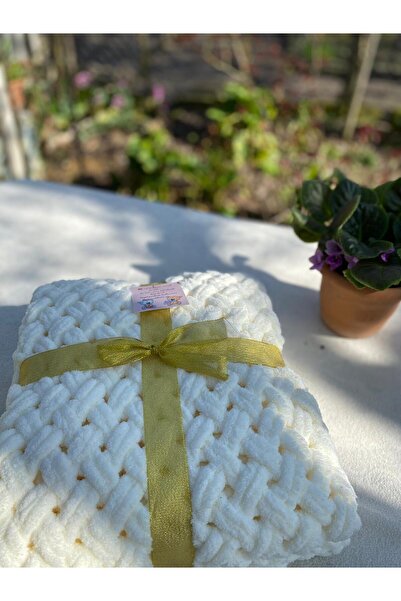 Pembe Portakal Alize Puffy Bebek Battaniyesi