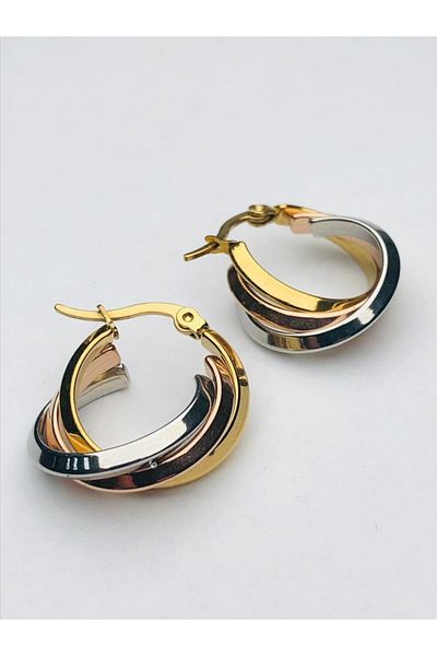 Bhs life Women's New Season Anti-Tarnish Steel Earrings 3 Color Design