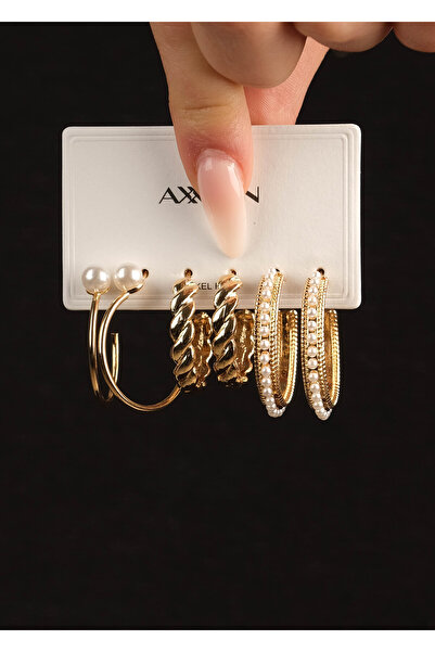 Jack Ferrero ÇELİK exclusive RENK ATMAZ GARANTLİ FATURALI KÜPE