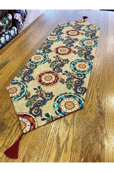 TUE HOME DİZAYN Etnik Mandala Runner