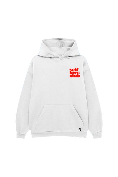 PURE EFFECT SELF LOVE CLUB ΕΚΤΥΠΩΜΕΝΟ OVERSIZE UNISEX 100% ΒΑΜΒΑΚΙ ΑΝΑΠΝΕΟΜΕΝΟ ΦΟΥΤΕΡ ΦΟΥΤΕΡ