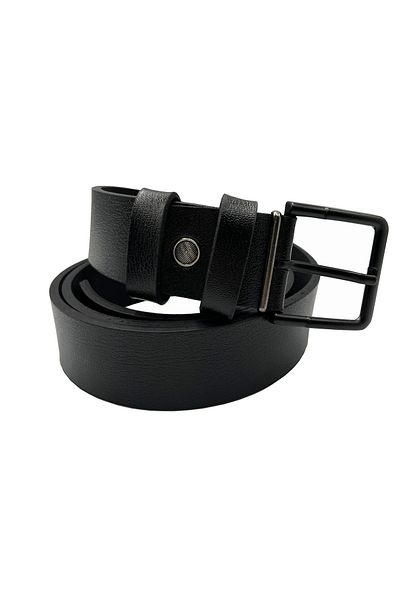 Ospina Men's Black Wallet and Belt Set - Gift Set of 2 with Box