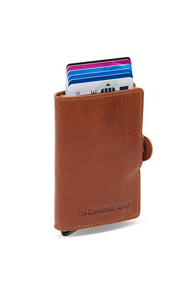 The Chesterfield Brand Albury Credit card case RFID protection Leather 7 cm