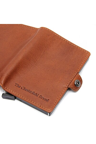 The Chesterfield Brand Albury Credit card case RFID protection Leather 7 cm