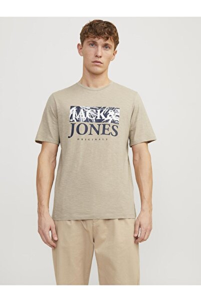 Jack & Jones Trening cu guler rotund cu model