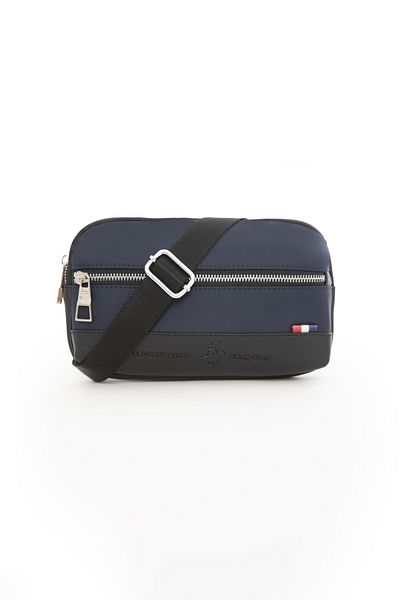 Beverly Hills Polo Club Ανδρική τσάντα μέσης Navy Blue 01BHPC09