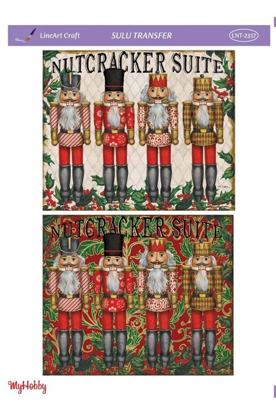 LİNEART Nutcracker كسارة البندق - نمط الجندي الرصاص، نقل مائي، Lnt-2317 25x35