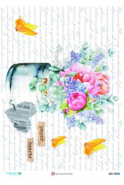 Atölye 7-77 Diamond Craft N: 3330 - 30 سم * 42 سم ديكور ديامانت