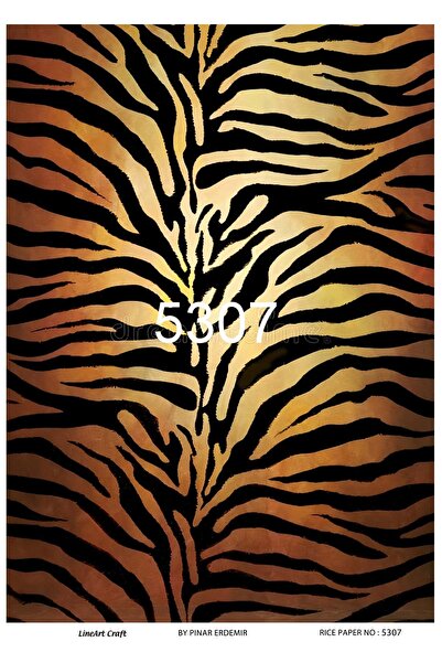 Cadence ديكوباج نحاسي بنمط الفهد مقاس 30x42 - موديل 5307