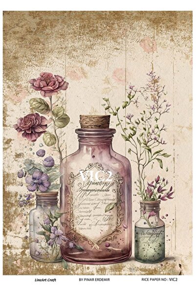 LİNEART ديكوباج نحاسي منقوش VIC2 - سلسلة فيكتورية، 30x42