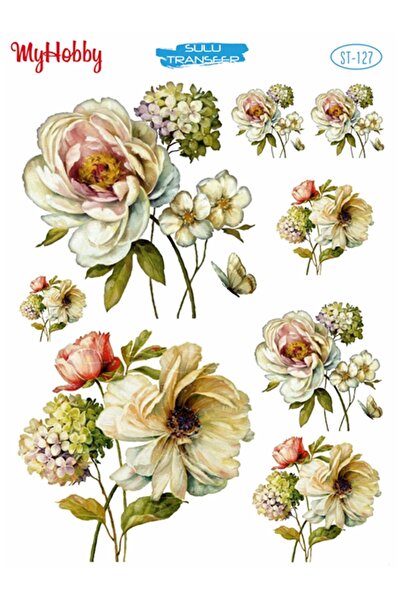 MyHobby St 127 نقل نمط الأزهار - 25x35