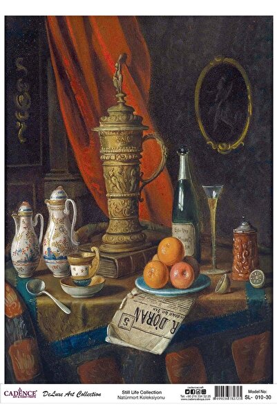 Cadence مجموعة ديكوباج نحاسية من لايتومورت Sl010 - 30*42 سم