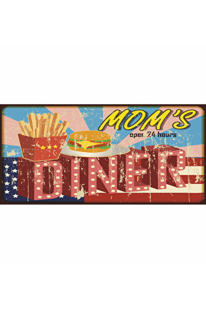 Hayat Poster majka jela kuhinja dekoracija doma slika mini retro drveni poster