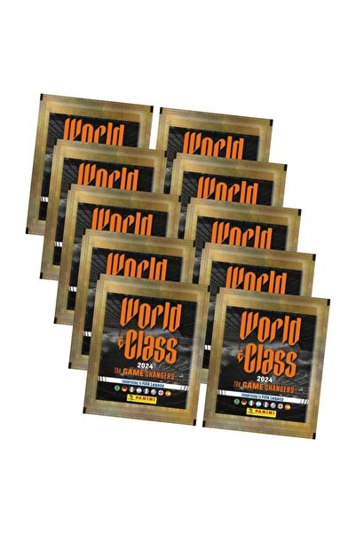 karinabest ملصق كرة القدم بانيني وورلد كلاس 2024 - مجموعة 10 عبوات (50 ملصقًا)