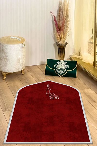 COZIE HOME الطباعة الرقمية سجادة صلاة زوجين سجادة صلاة الحد الأدنى منقوشة سجادة صلاة سجادة صلاة المهر