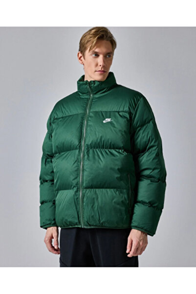 Nike Sportswear Club Puffer Erkek Yeşil Mont FB7368323