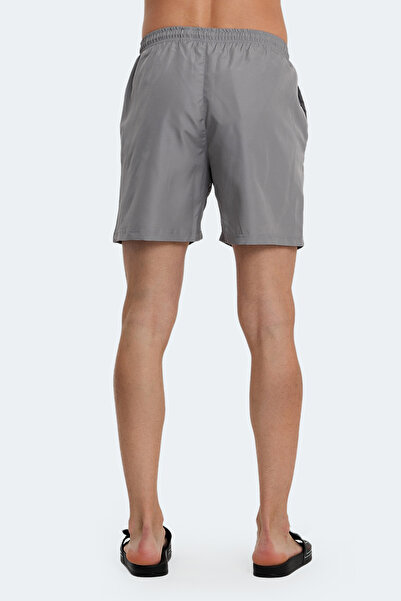 Slazenger RENO Erkek Cepli Deniz Şortu Gri Mayo