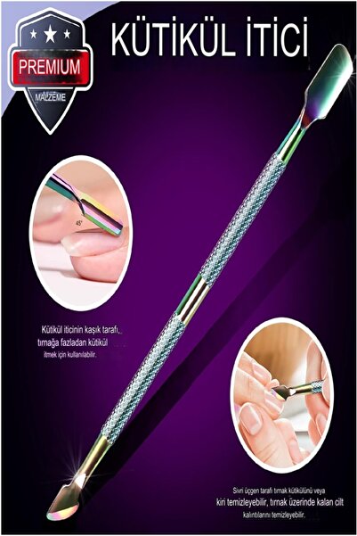 xolo Solgen Manikür Pedikür Seti Kütikül Tırnak Eti itici Set Kesici Set XLP401 Rainbow