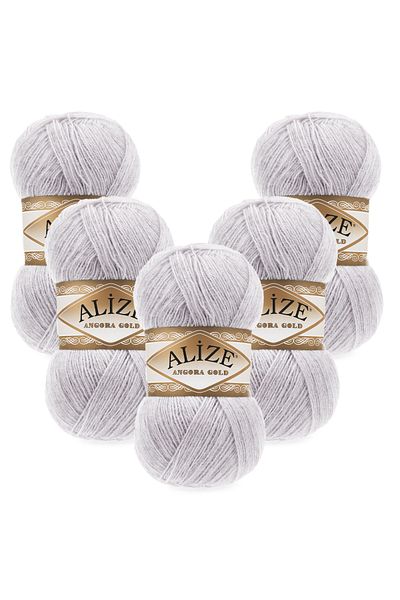 Alize Angora Gold 5 τεμαχίων 071 Ανοιχτό λιλά πλεκτό νήμα